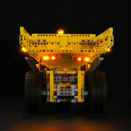 YEBRICKS LED Light Kit for 42114 Articulated Hauler (Lights Only), Model L-42114