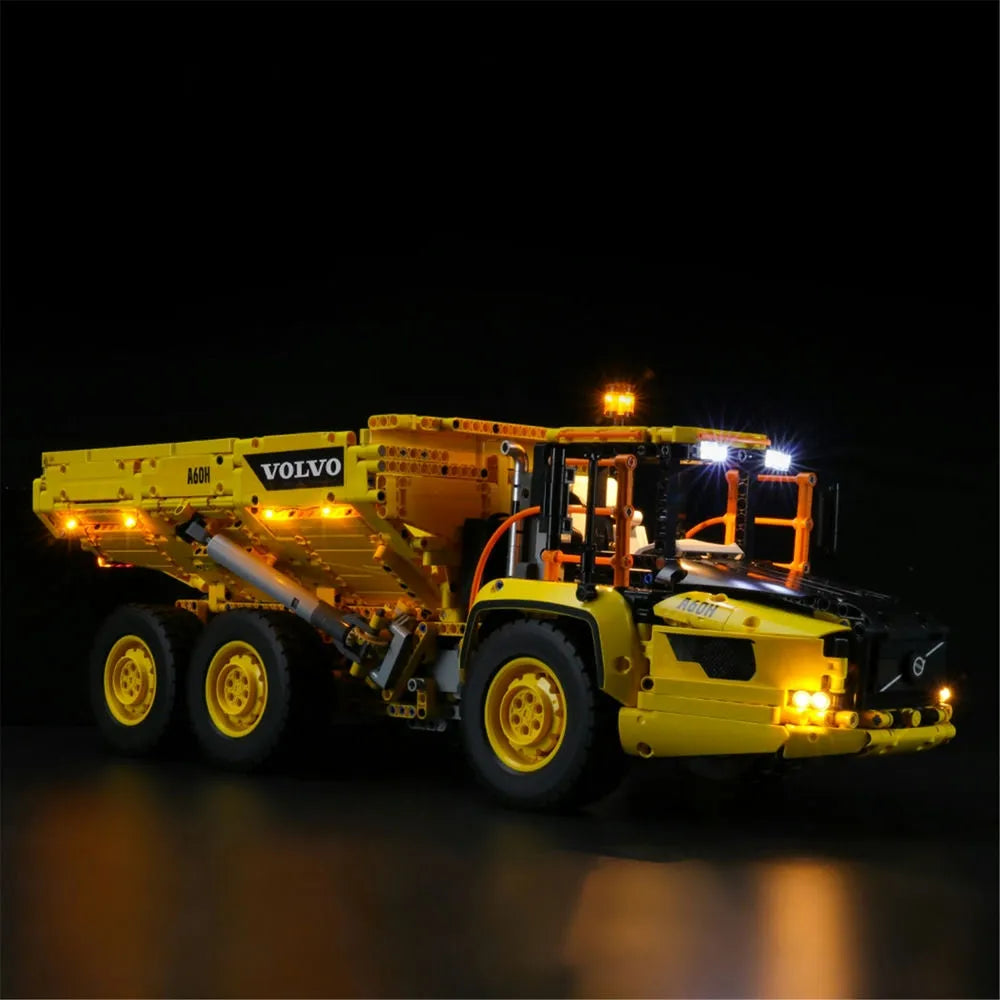 YEBRICKS LED Light Kit for 42114 Articulated Hauler (Lights Only), Model L-42114