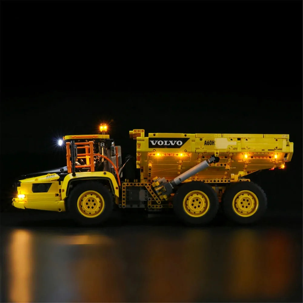 YEBRICKS LED Light Kit for 42114 Articulated Hauler (Lights Only), Model L-42114