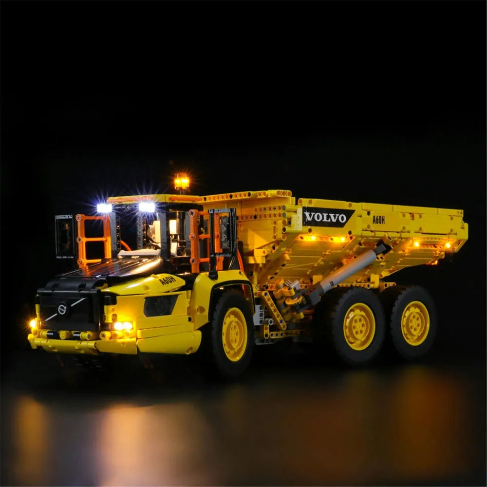YEBRICKS LED Light Kit for 42114 Articulated Hauler (Lights Only), Model L-42114