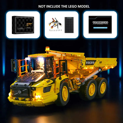 YEBRICKS LED Light Kit for 42114 Articulated Hauler (Lights Only), Model L-42114