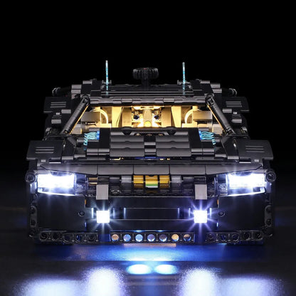 YEBRICKS LED Light Kit for 42127 The Batman Batmobile (Lights Only), Model L-42127