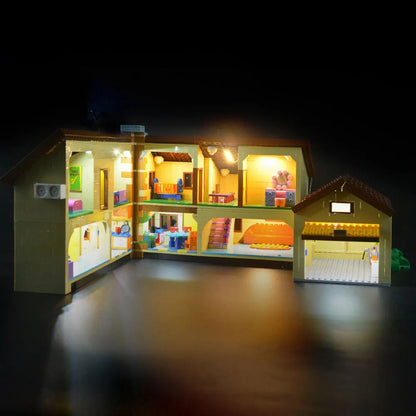 YEBRICKS LED Light Kit for 71006 The Simpson House (Lights Only), Model L-71006