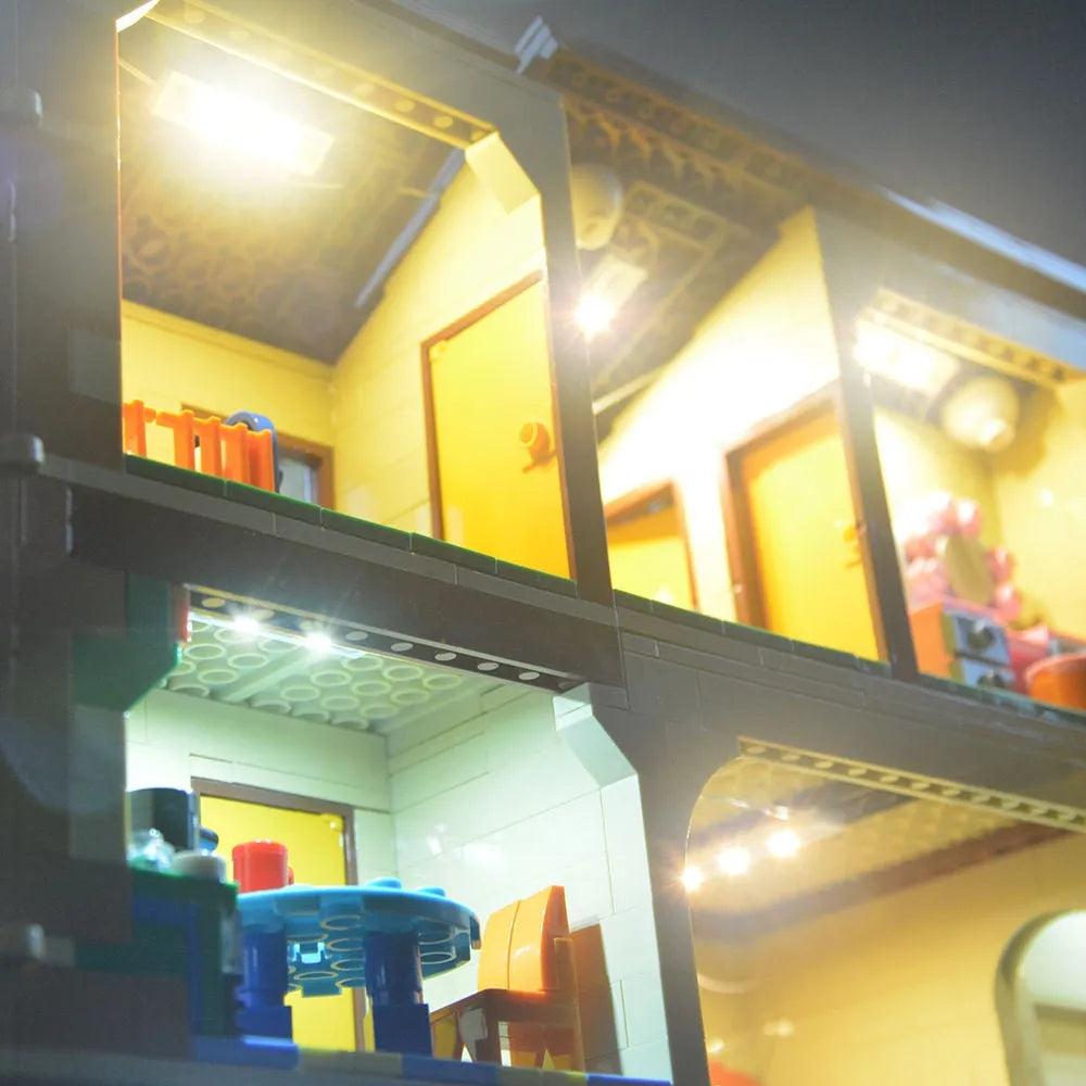 YEBRICKS LED Light Kit for 71006 The Simpson House (Lights Only), Model L-71006