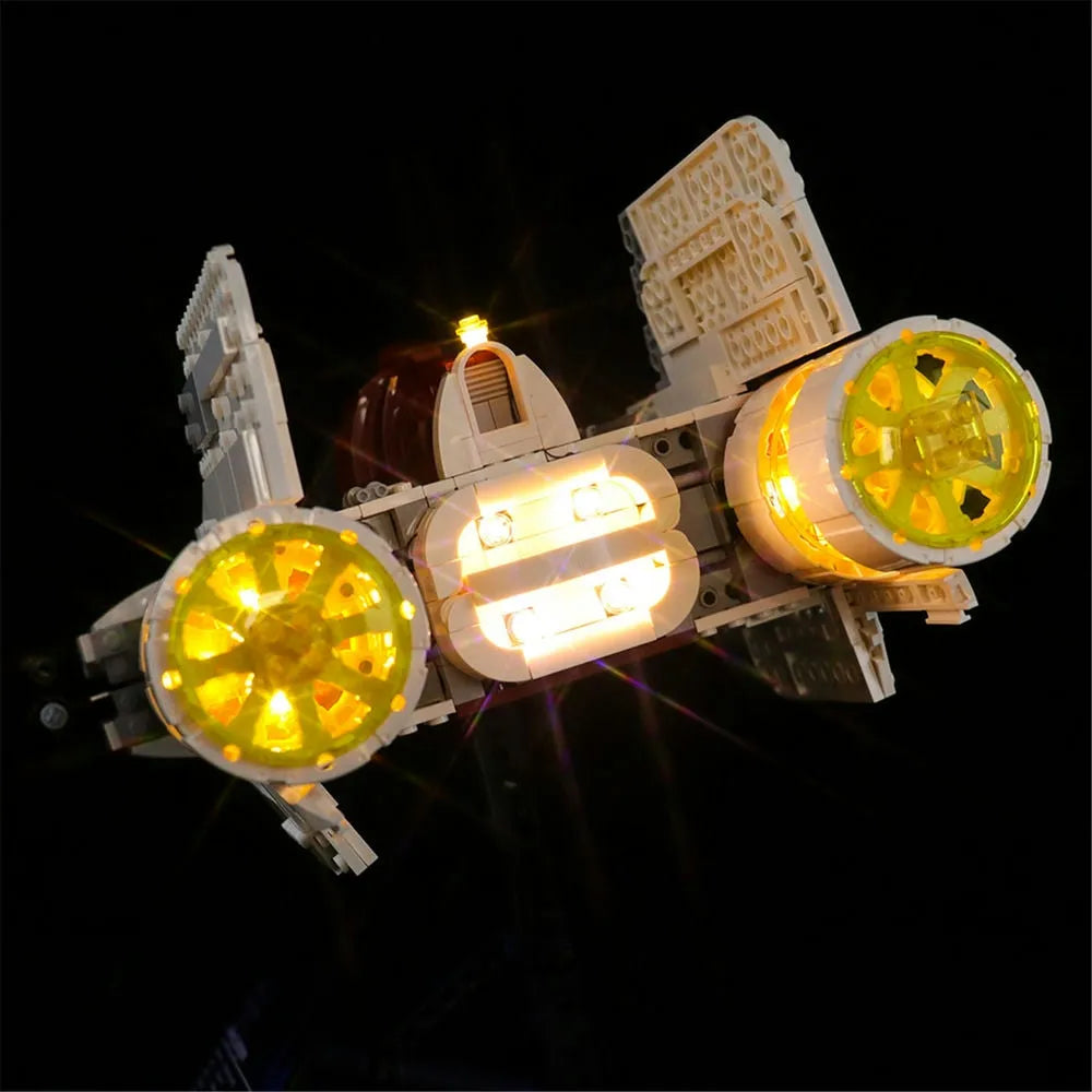 YEBRICKS LED Light Kit for 75275 A-Wing Starfighter (Lights Only), Model L-75275