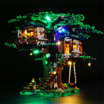 YEBRICKS LED Light Kit for Ideas 21318 Tree House (Lights Only), Model L-21318
