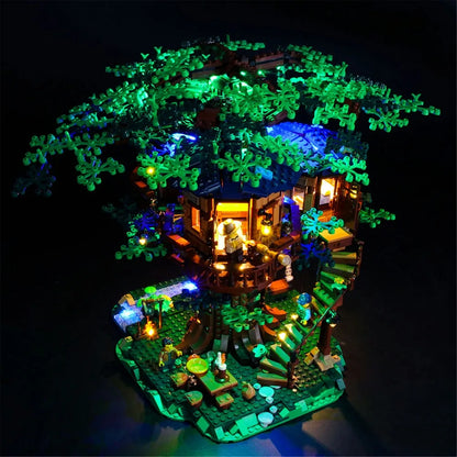 YEBRICKS LED Light Kit for Ideas 21318 Tree House (Lights Only), Model L-21318