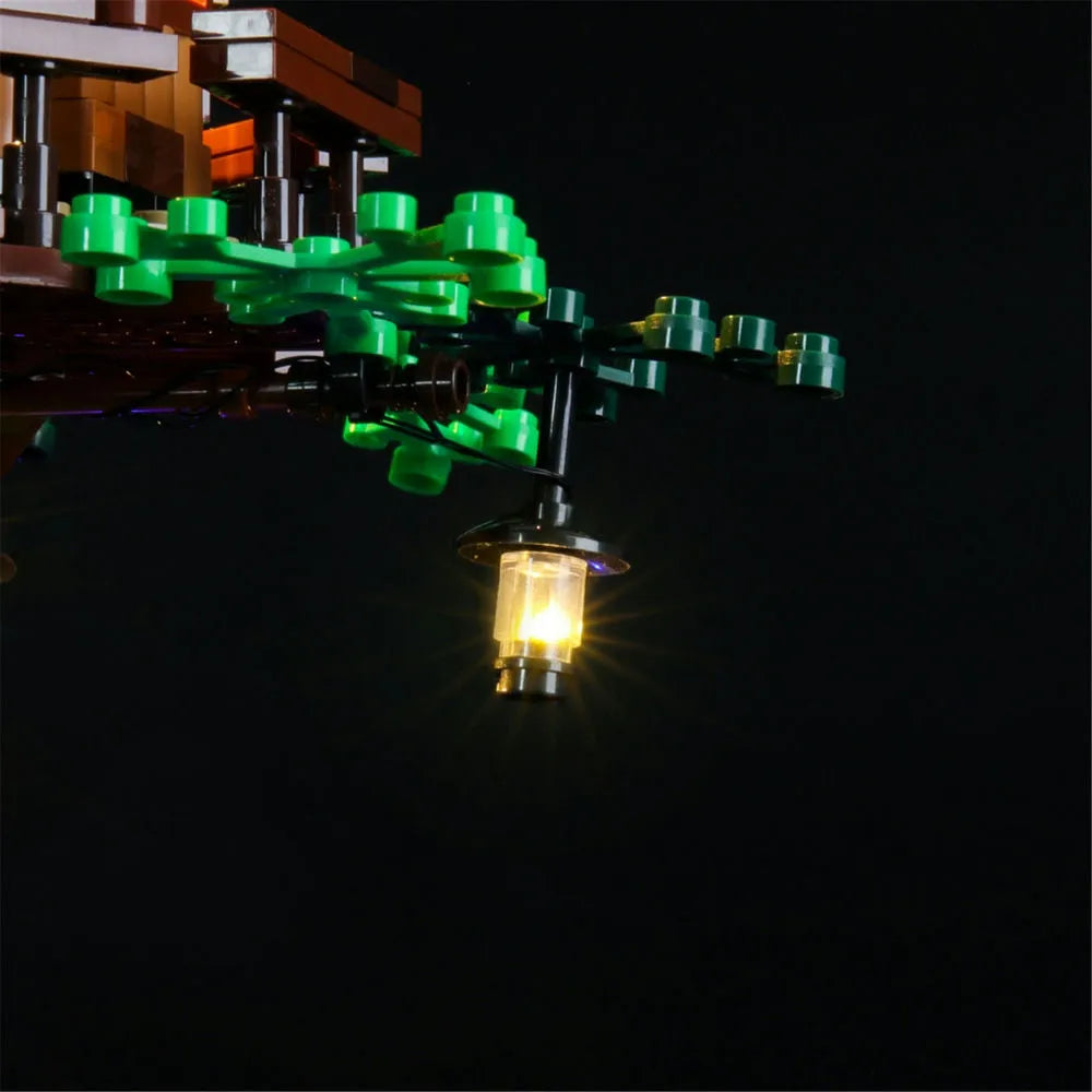 YEBRICKS LED Light Kit for Ideas 21318 Tree House (Lights Only), Model L-21318