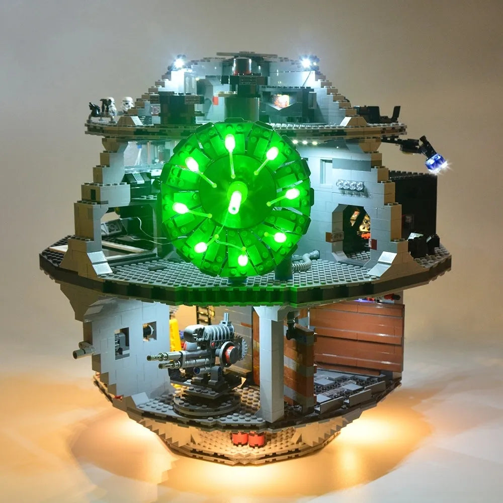 YEBRICKS LED Light Kit for 10188 Death Star (Lights Only), Model L-10188