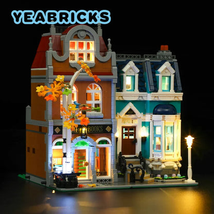 YEBRICKS LED Light Kit for 10270 The Bookshop (Lights Only), Model L-10270