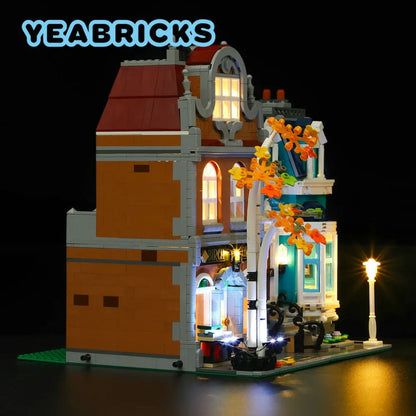 YEBRICKS LED Light Kit for 10270 The Bookshop (Lights Only), Model L-10270
