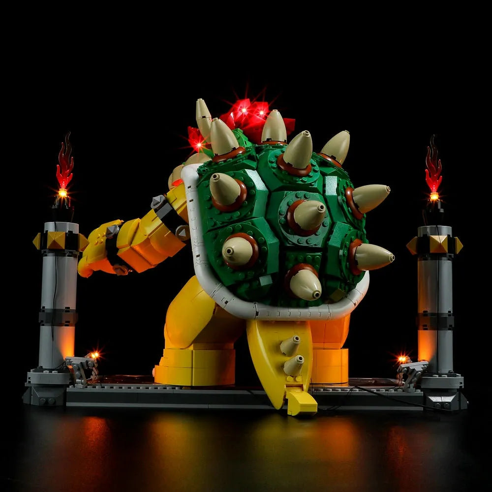 YEBRICKS LED Light Kit for 71411 The Mighty Bowser (Lights Only), Model L-71411