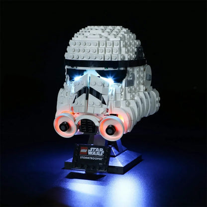 YEBRICKS LED Light Kit for 75276 Stormtrooper Helmet (Lights Only), Model L-75276