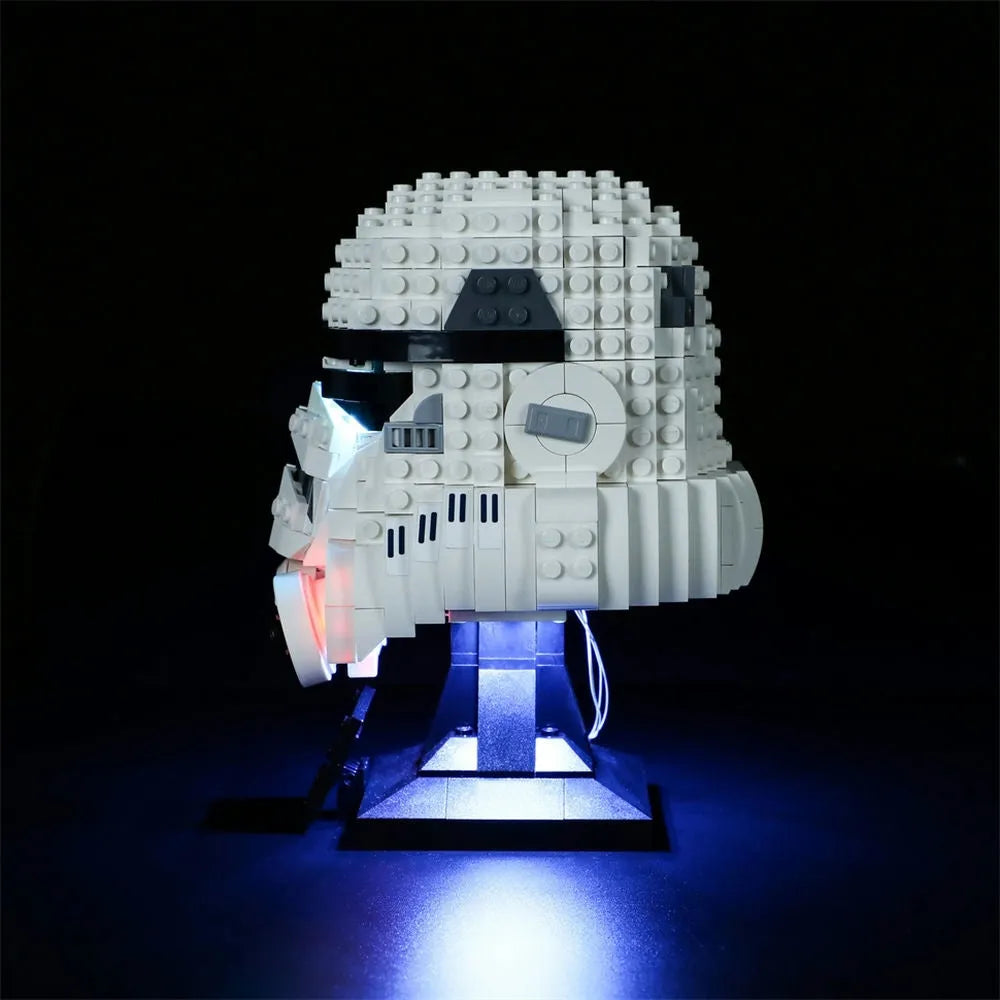 YEBRICKS LED Light Kit for 75276 Stormtrooper Helmet (Lights Only), Model L-75276
