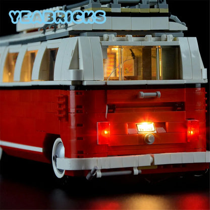 YEBRICKS LED Light Kit for 10220 Volkswagen T1 Camper Van (Lights Only), Model L-10220