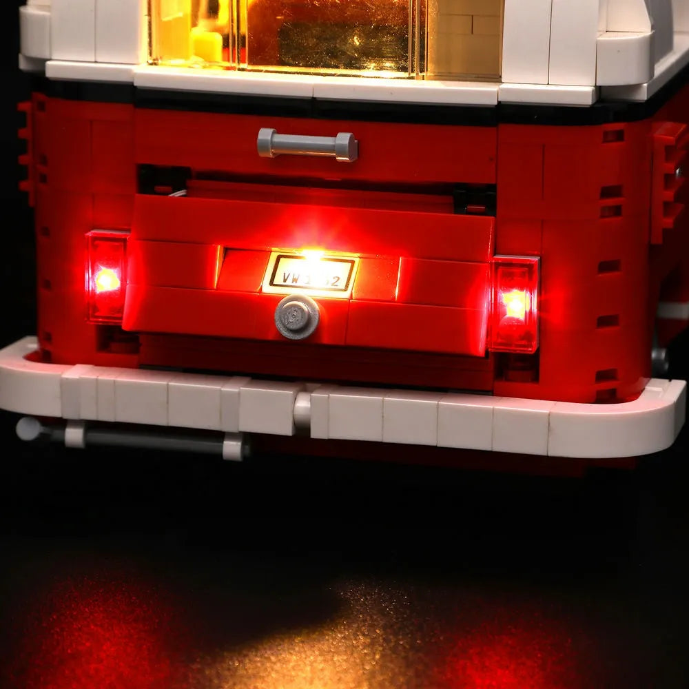 YEBRICKS LED Light Kit for 10220 Volkswagen T1 Camper Van (Lights Only), Model L-10220
