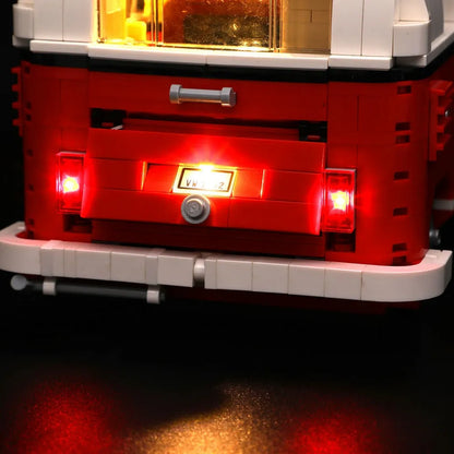 YEBRICKS LED Light Kit for 10220 Volkswagen T1 Camper Van (Lights Only), Model L-10220