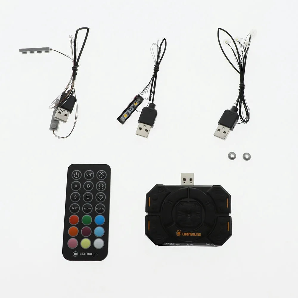 YEBRICKS LED Light Kit for 10266 Apollo 11 Lunar Lander (Lights Only), Model L-10266