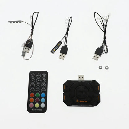 YEBRICKS LED Light Kit for 10266 Apollo 11 Lunar Lander (Lights Only), Model L-10266