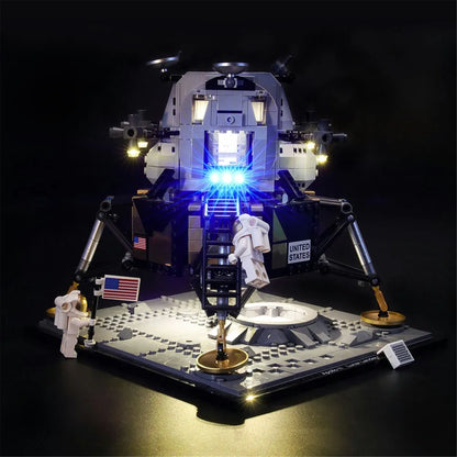 YEBRICKS LED Light Kit for 10266 Apollo 11 Lunar Lander (Lights Only), Model L-10266