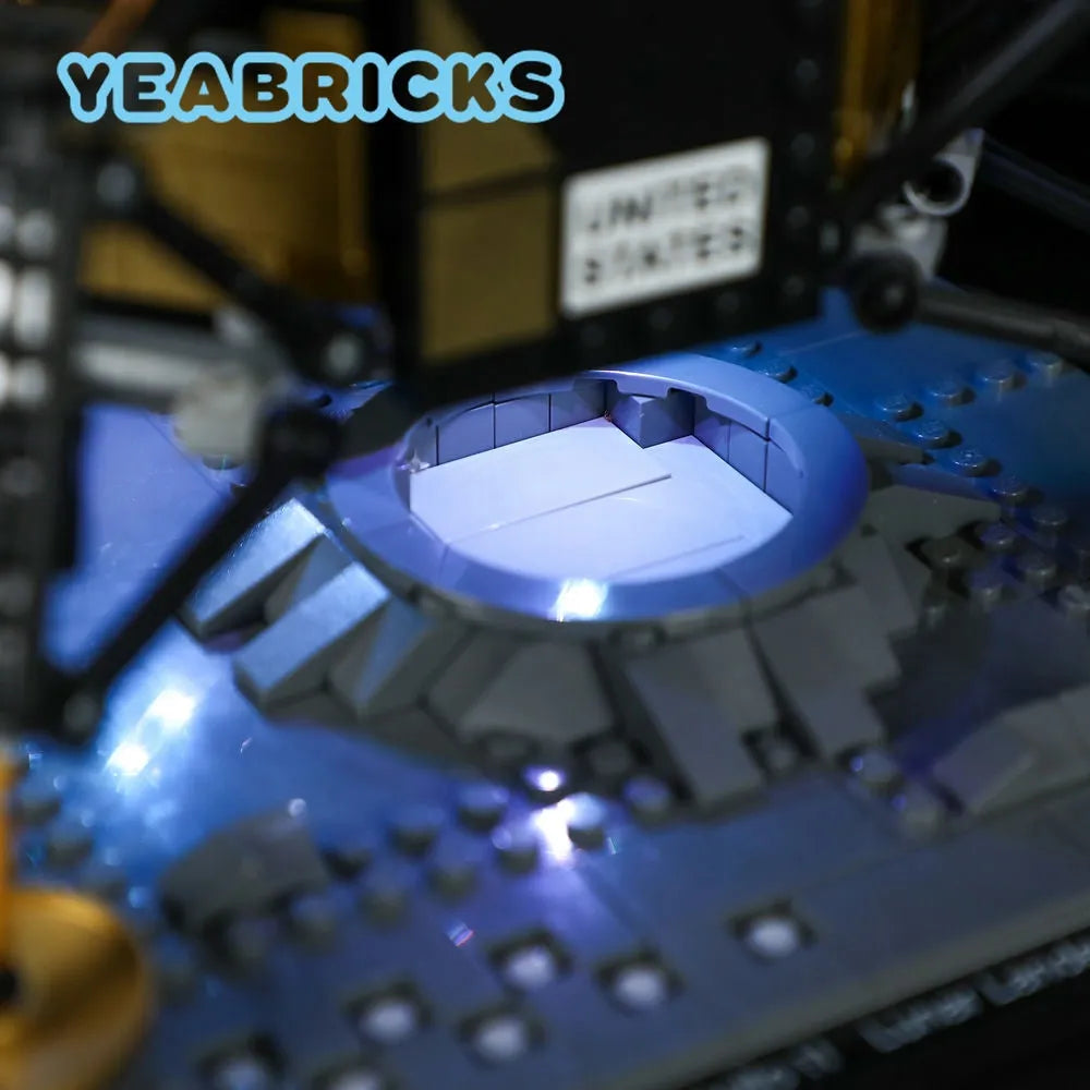 YEBRICKS LED Light Kit for 10266 Apollo 11 Lunar Lander (Lights Only), Model L-10266