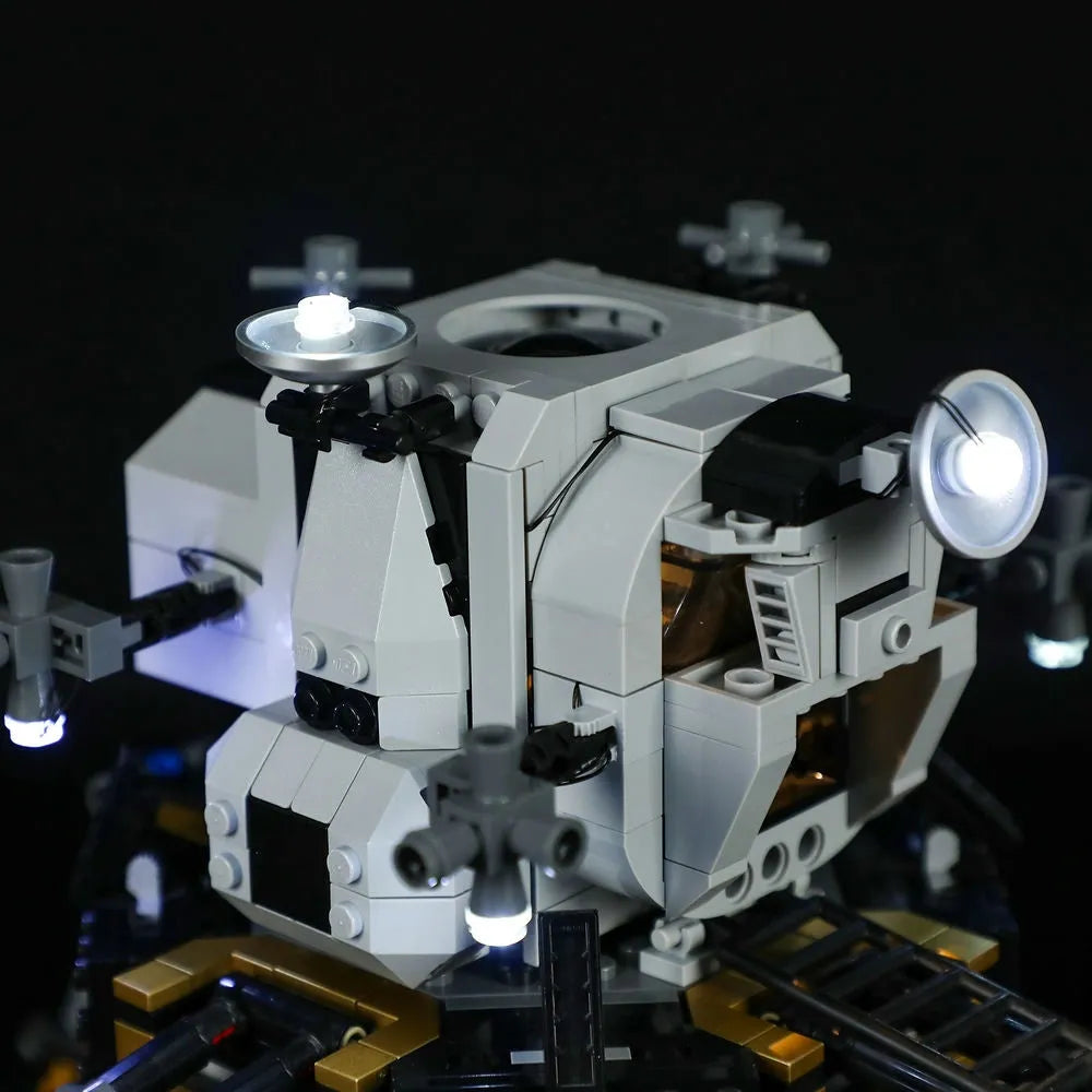 YEBRICKS LED Light Kit for 10266 Apollo 11 Lunar Lander (Lights Only), Model L-10266
