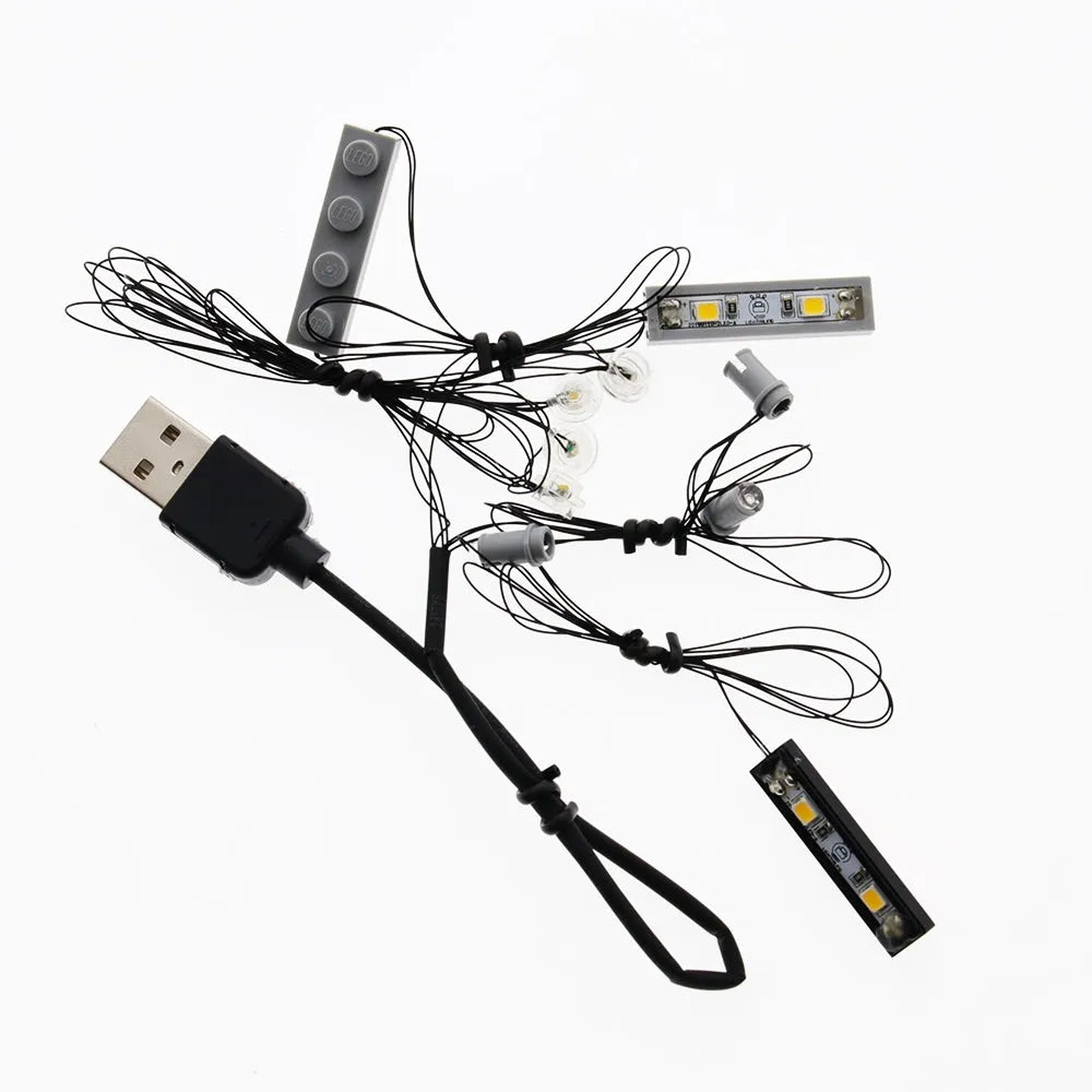 YEBRICKS LED Light Kit for 10266 Apollo 11 Lunar Lander (Lights Only), Model L-10266