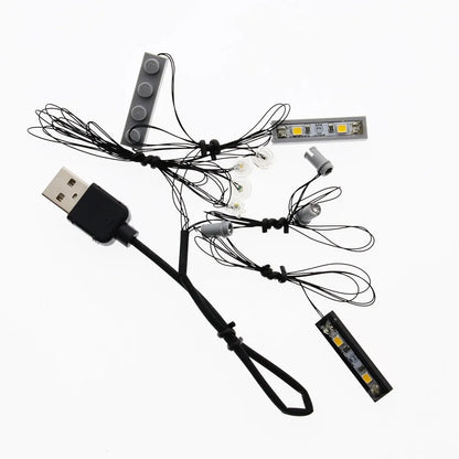 YEBRICKS LED Light Kit for 10266 Apollo 11 Lunar Lander (Lights Only), Model L-10266