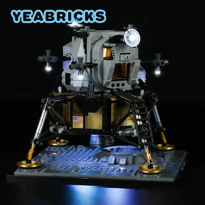 YEBRICKS LED Light Kit for 10266 Apollo 11 Lunar Lander (Lights Only), Model L-10266