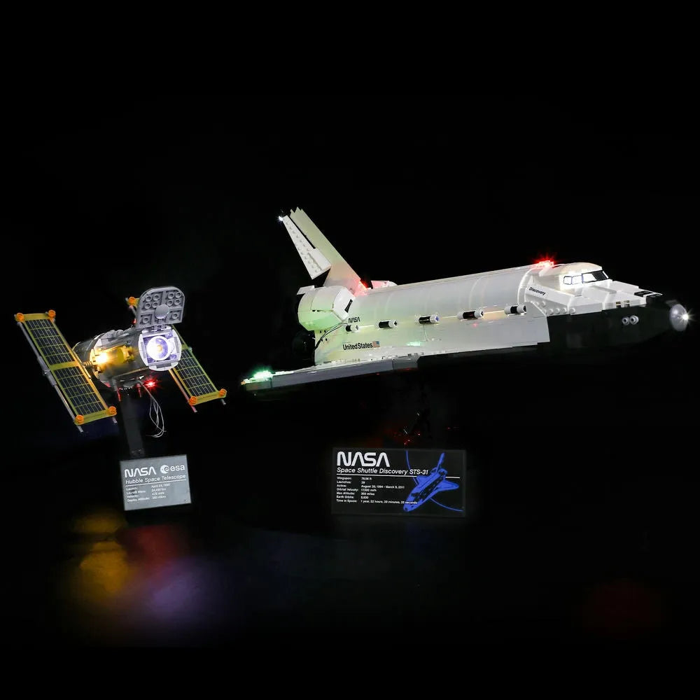 YEBRICKS LED Light Kit for 10283 Space Shuttle Discovery (Lights Only), Model L-10283