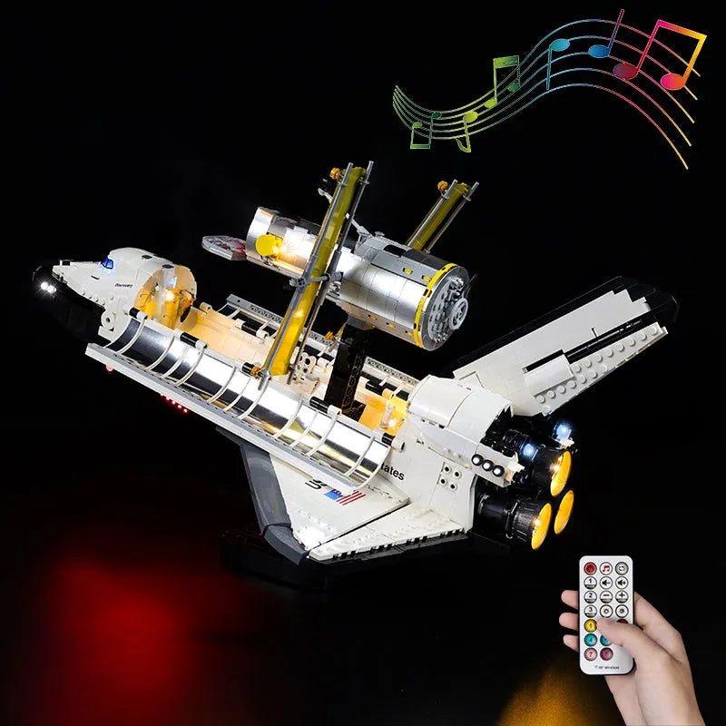 YEBRICKS LED Light Kit for 10283 Space Shuttle Discovery (Lights Only), Model L-10283