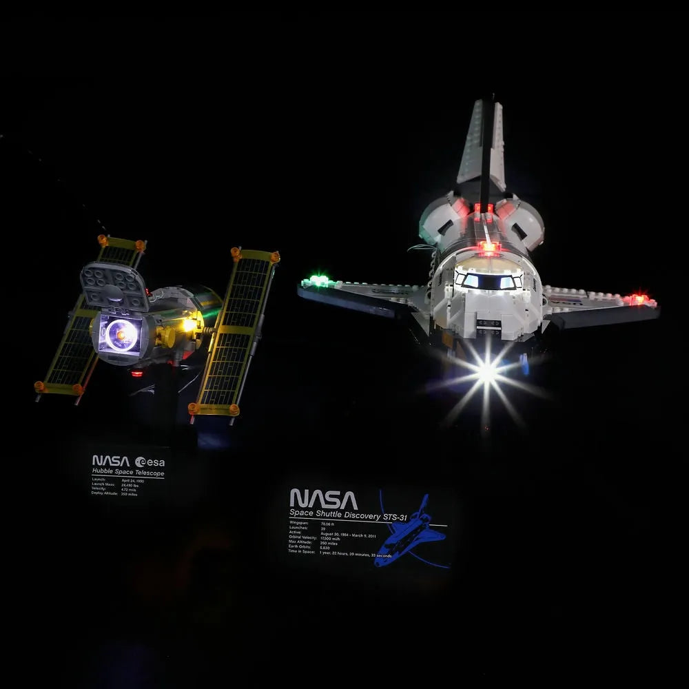YEBRICKS LED Light Kit for 10283 Space Shuttle Discovery (Lights Only), Model L-10283