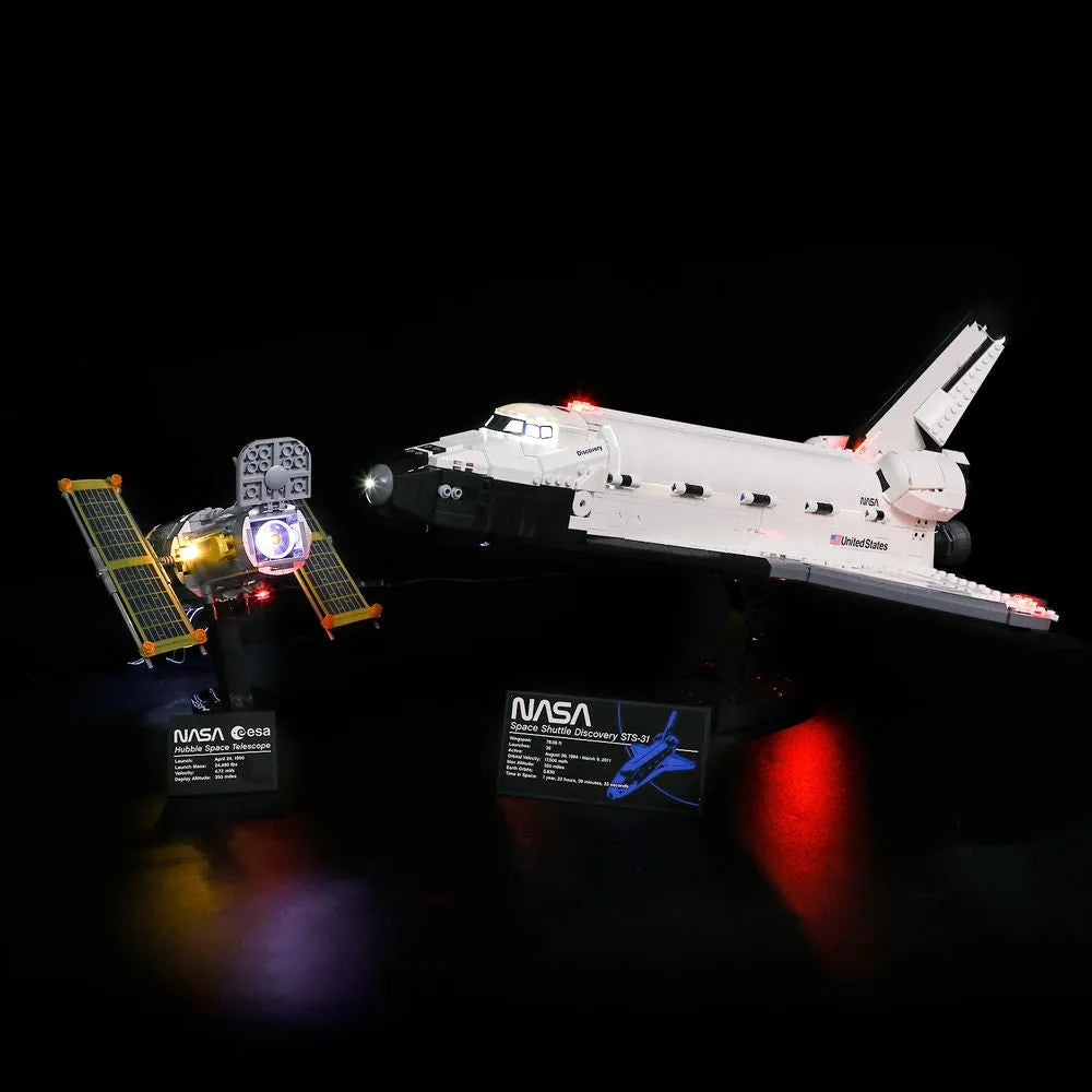 YEBRICKS LED Light Kit for 10283 Space Shuttle Discovery (Lights Only), Model L-10283