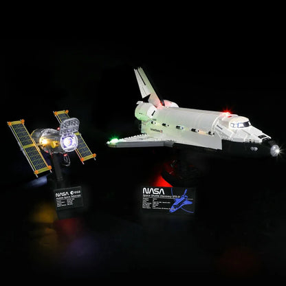 YEBRICKS LED Light Kit for 10283 Space Shuttle Discovery (Lights Only), Model L-10283