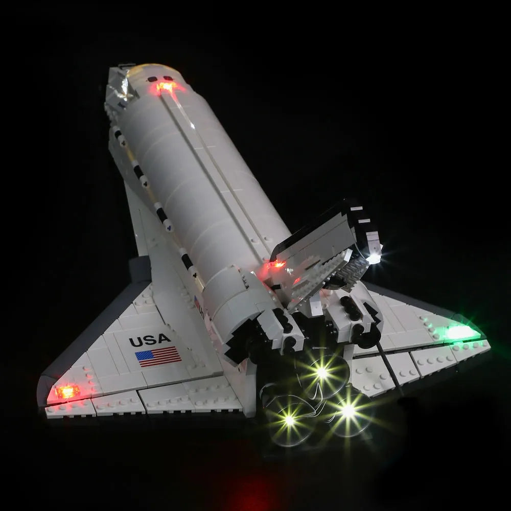 YEBRICKS LED Light Kit for 10283 Space Shuttle Discovery (Lights Only), Model L-10283