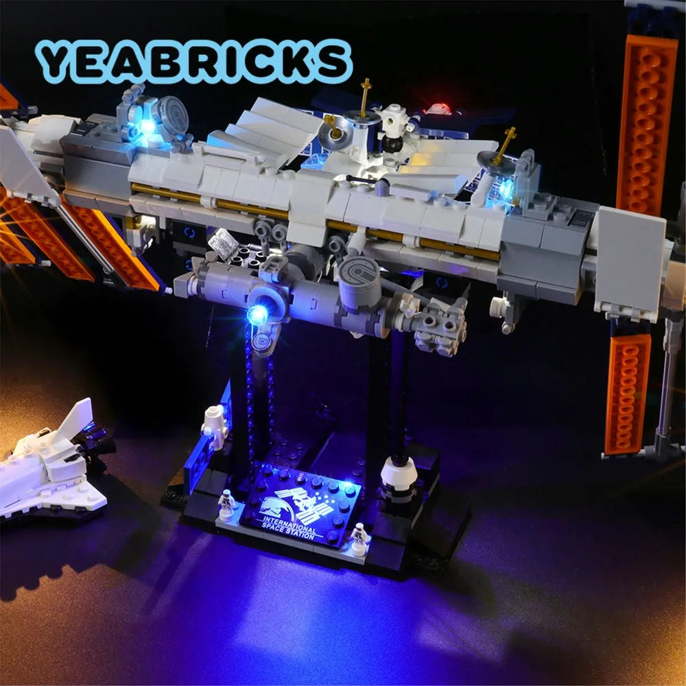 YEBRICKS LED Light Kit for 21321 International Space Station (Lights Only), Model L-21321