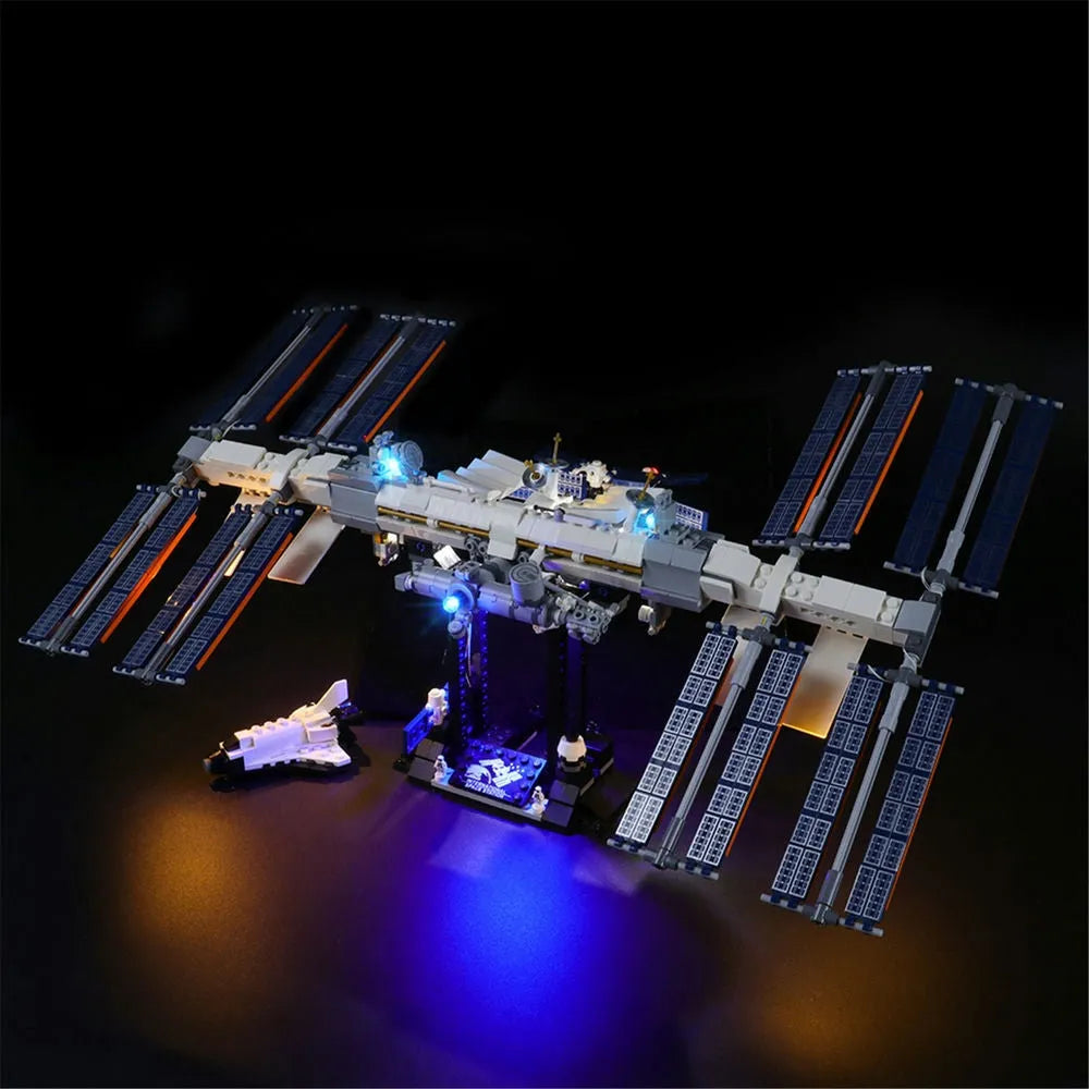 YEBRICKS LED Light Kit for 21321 International Space Station (Lights Only), Model L-21321