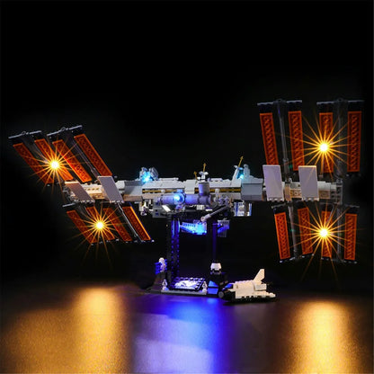 YEBRICKS LED Light Kit for 21321 International Space Station (Lights Only), Model L-21321