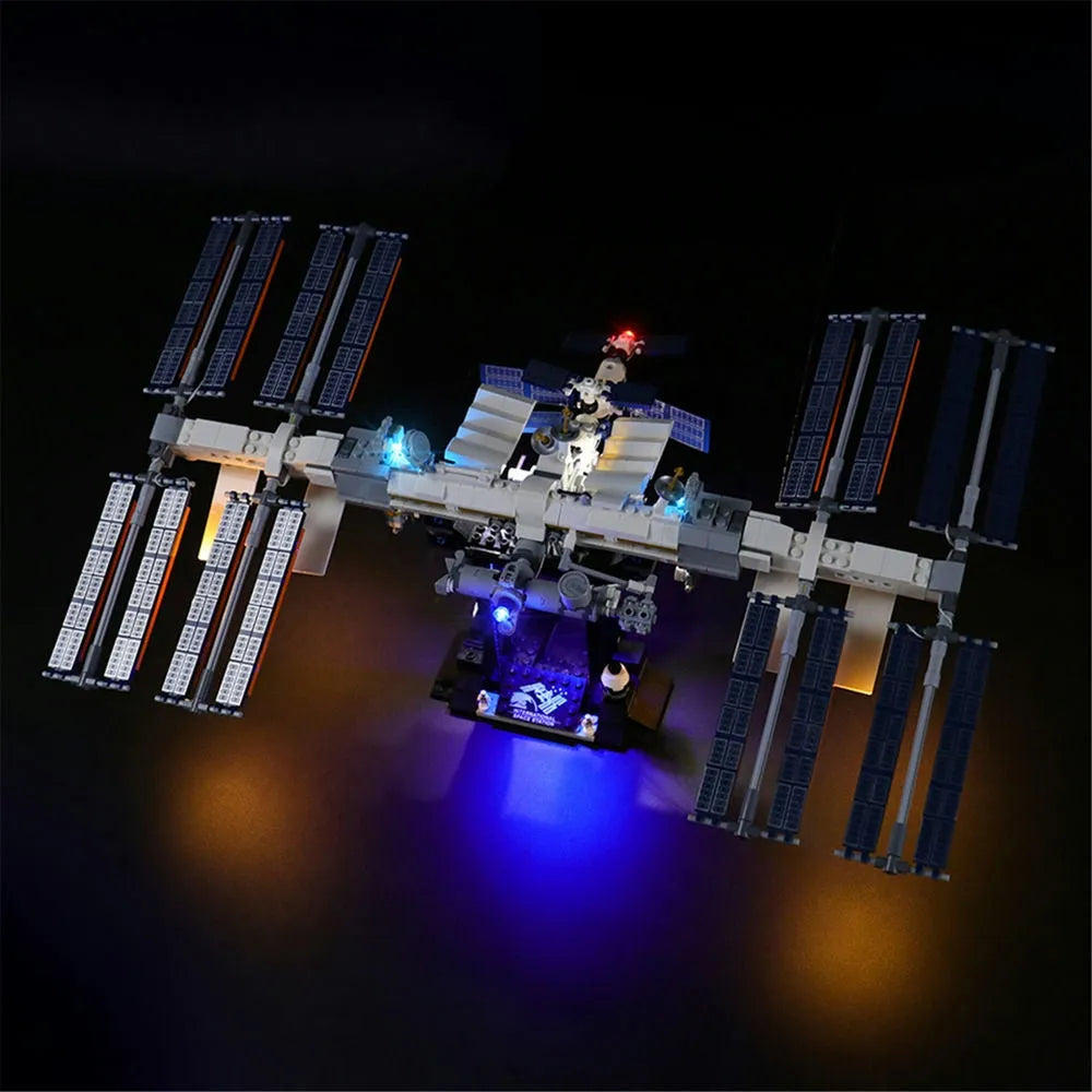YEBRICKS LED Light Kit for 21321 International Space Station (Lights Only), Model L-21321