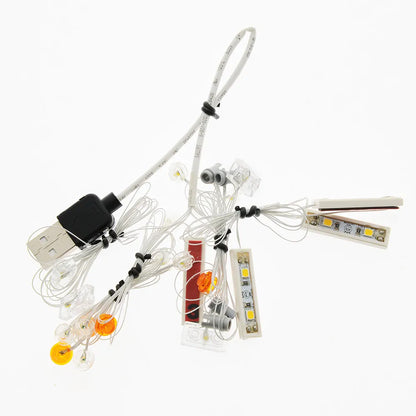 YEBRICKS LED Light Kit for 42100 Liebherr R 9800 Excavator (Lights Only), Model L-42100