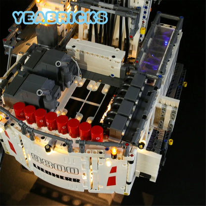 YEBRICKS LED Light Kit for 42100 Liebherr R 9800 Excavator (Lights Only), Model L-42100