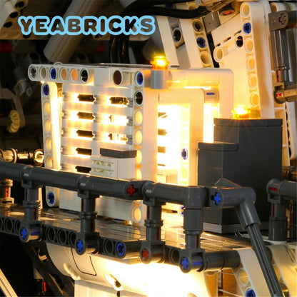 YEBRICKS LED Light Kit for 42100 Liebherr R 9800 Excavator (Lights Only), Model L-42100