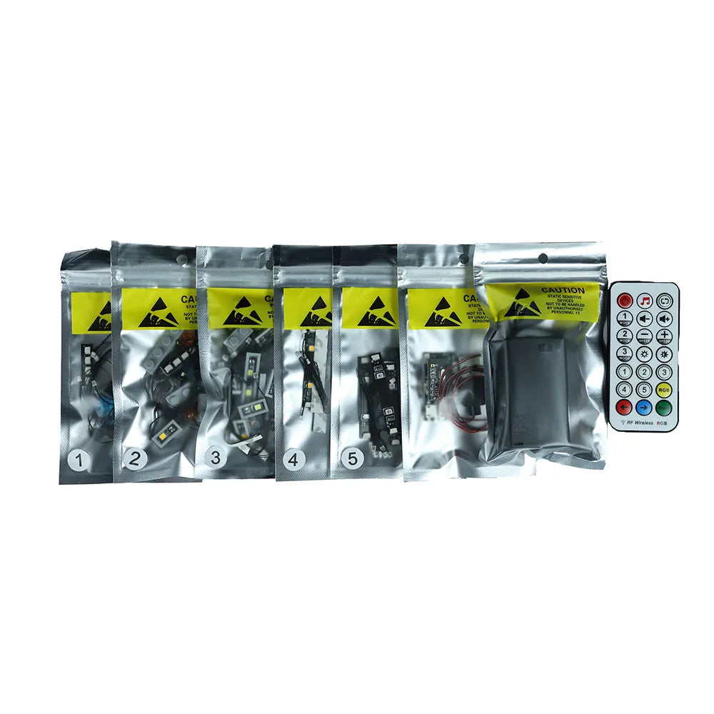 YEBRICKS LED Light Kit for 71741 Ninjago City Gardens (Lights Only), Model L-71741