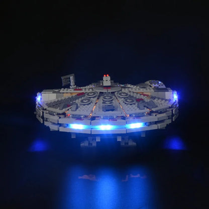 YEBRICKS LED Light Kit for Star Wars 75105 Millennium Falcon (Lights Only), Model L-75105