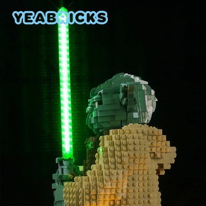 YEBRICKS LED Light Kit for Star Wars 75255 The Yoda (Lights Only), Model L-75255