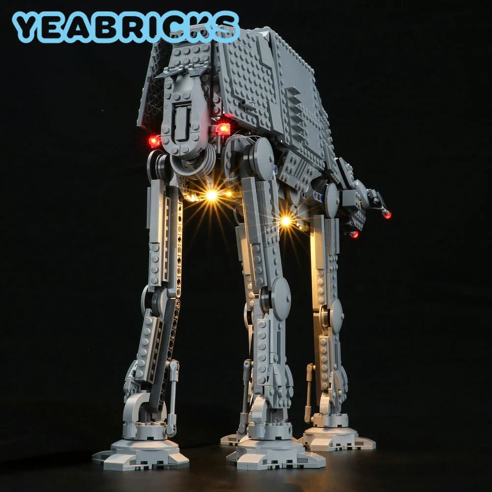 YEBRICKS LED Light Kit for Star Wars 75288 The AT-AT (Lights Only), Model L-75288