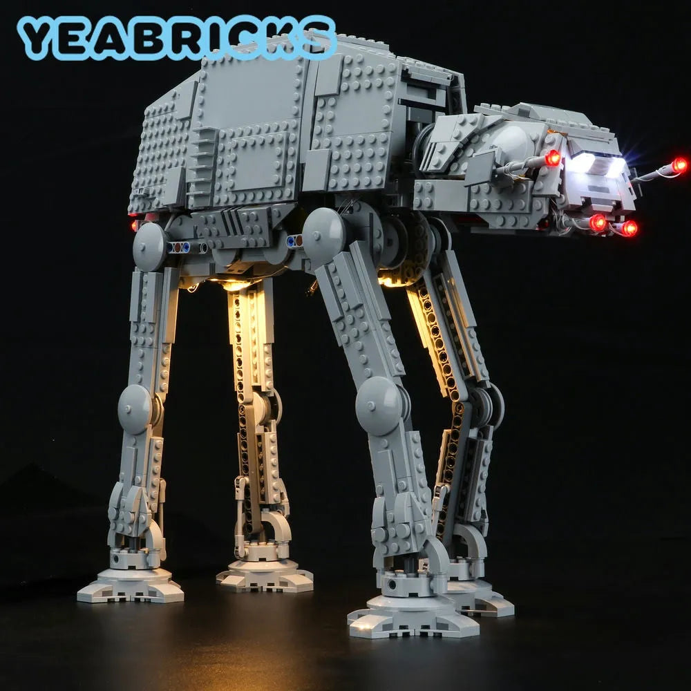 YEBRICKS LED Light Kit for Star Wars 75288 The AT-AT (Lights Only), Model L-75288