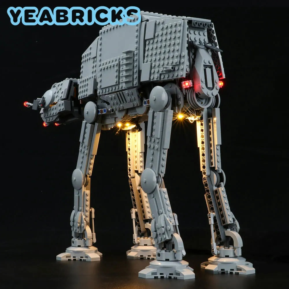 YEBRICKS LED Light Kit for Star Wars 75288 The AT-AT (Lights Only), Model L-75288
