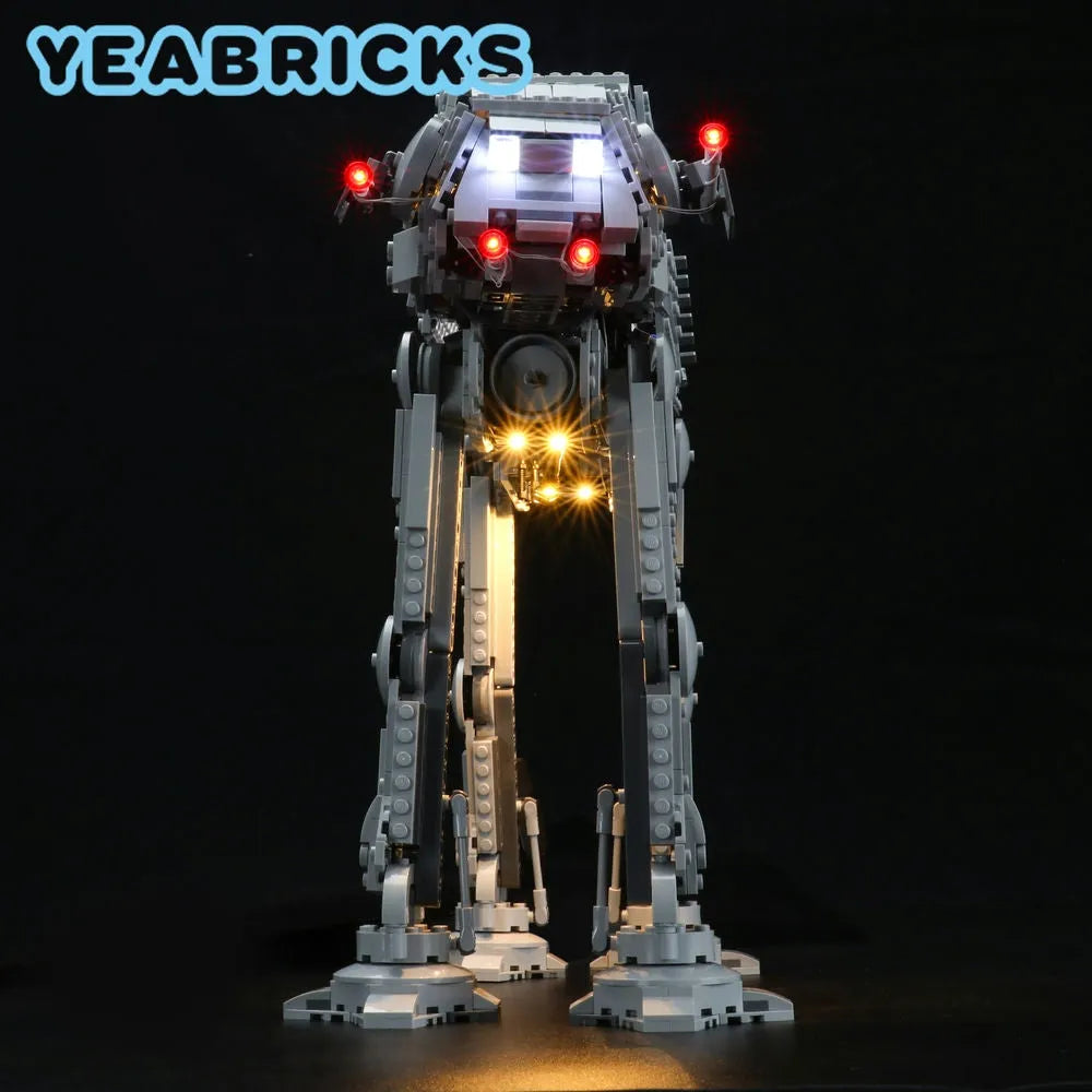YEBRICKS LED Light Kit for Star Wars 75288 The AT-AT (Lights Only), Model L-75288