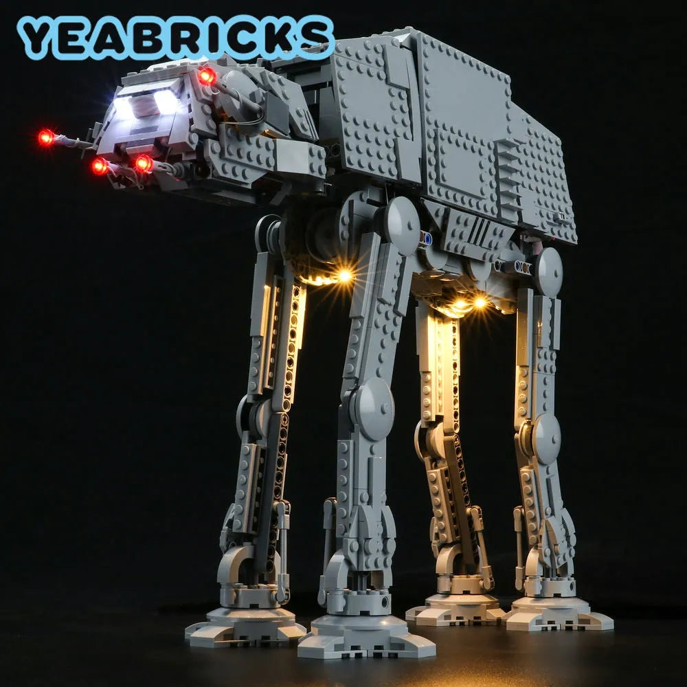 YEBRICKS LED Light Kit for Star Wars 75288 The AT-AT (Lights Only), Model L-75288
